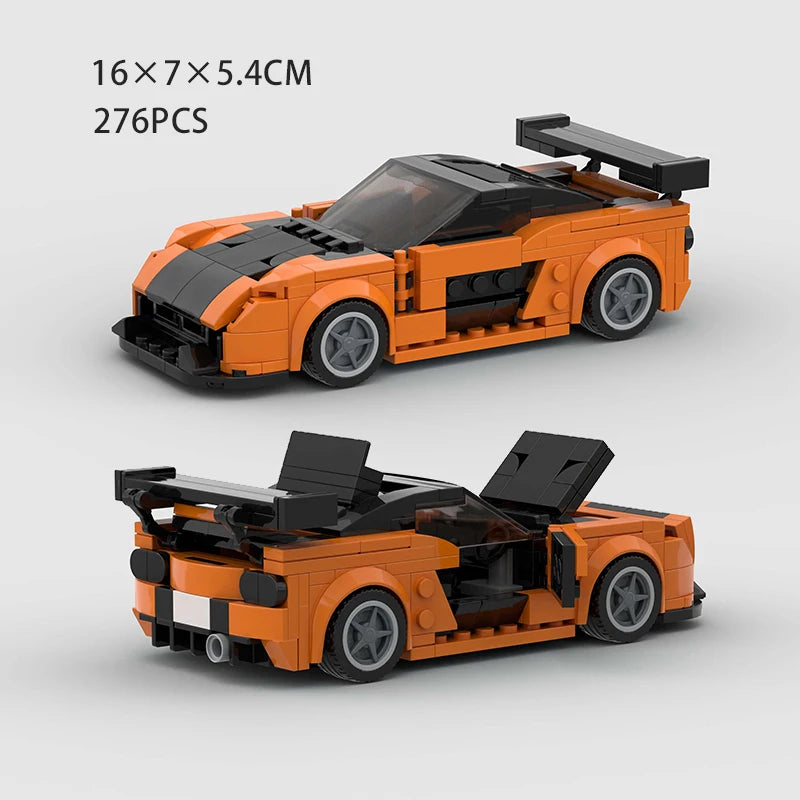 Realistic Building Blocks Cars