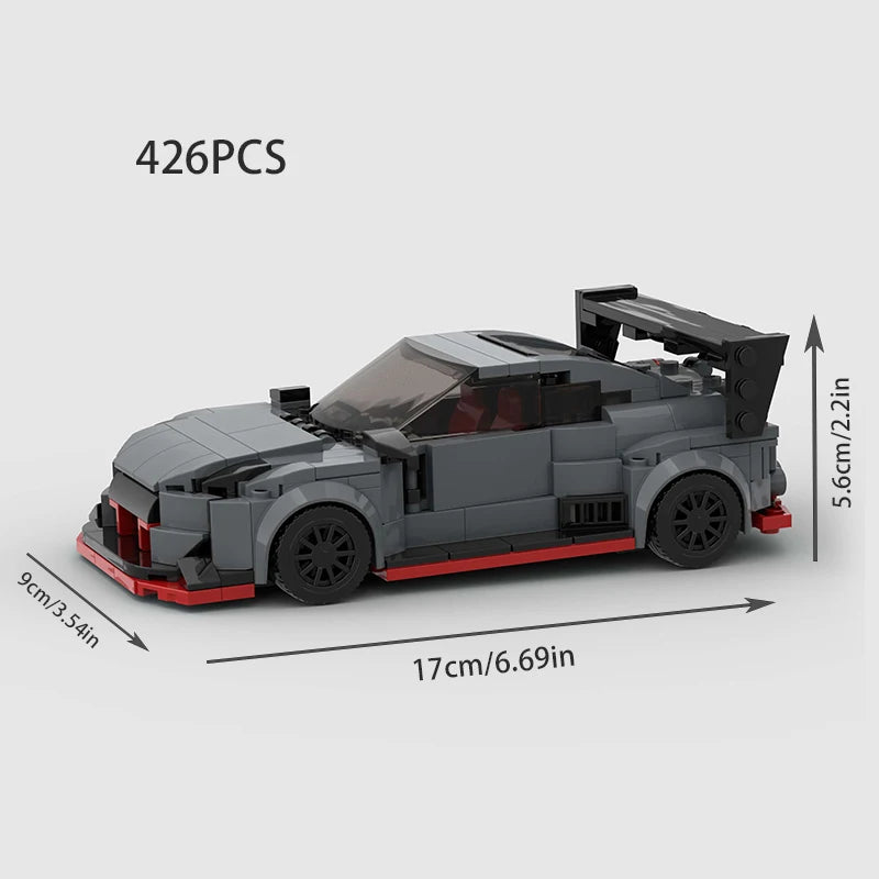 Realistic Building Blocks Cars