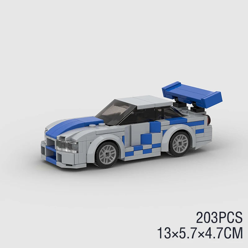 Realistic Building Blocks Cars