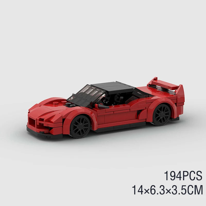 Realistic Building Blocks Cars