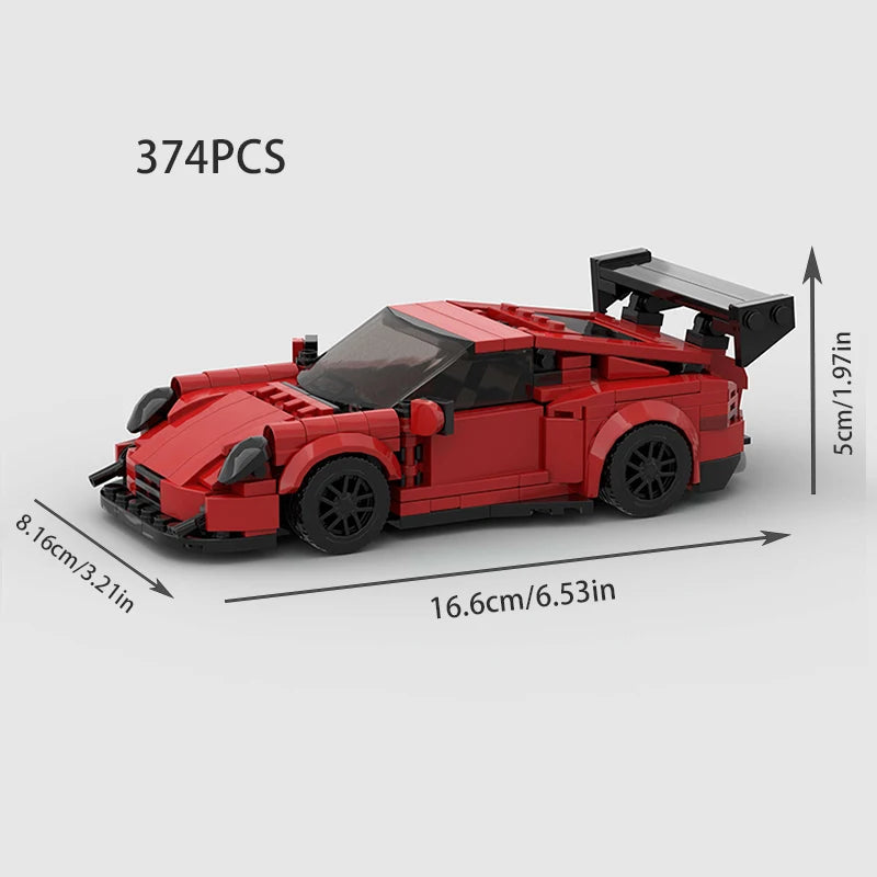 Realistic Building Blocks Cars