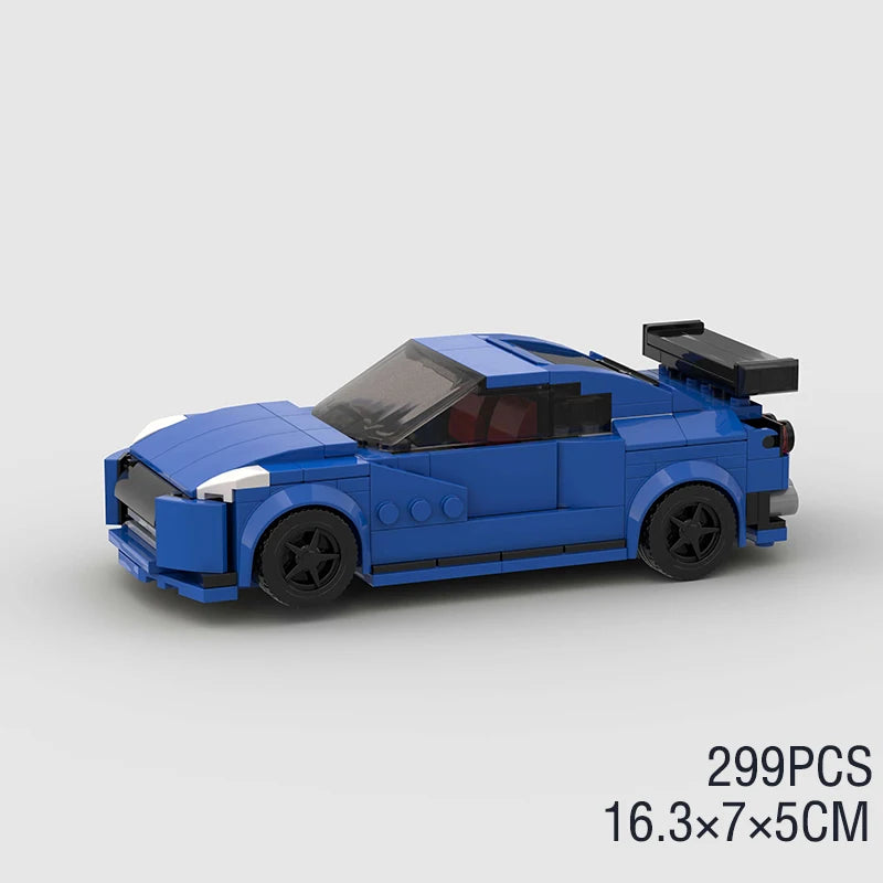 Realistic Building Blocks Cars