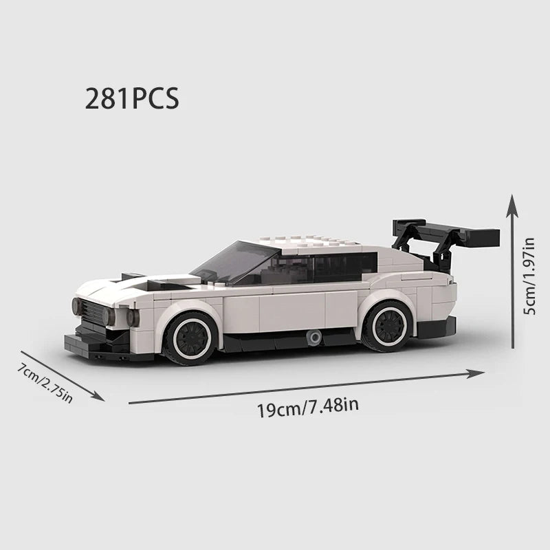 Realistic Building Blocks Cars