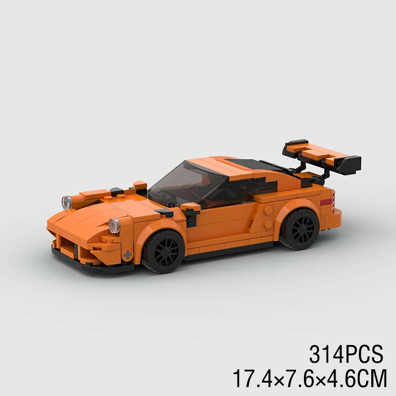 Realistic Building Blocks Cars