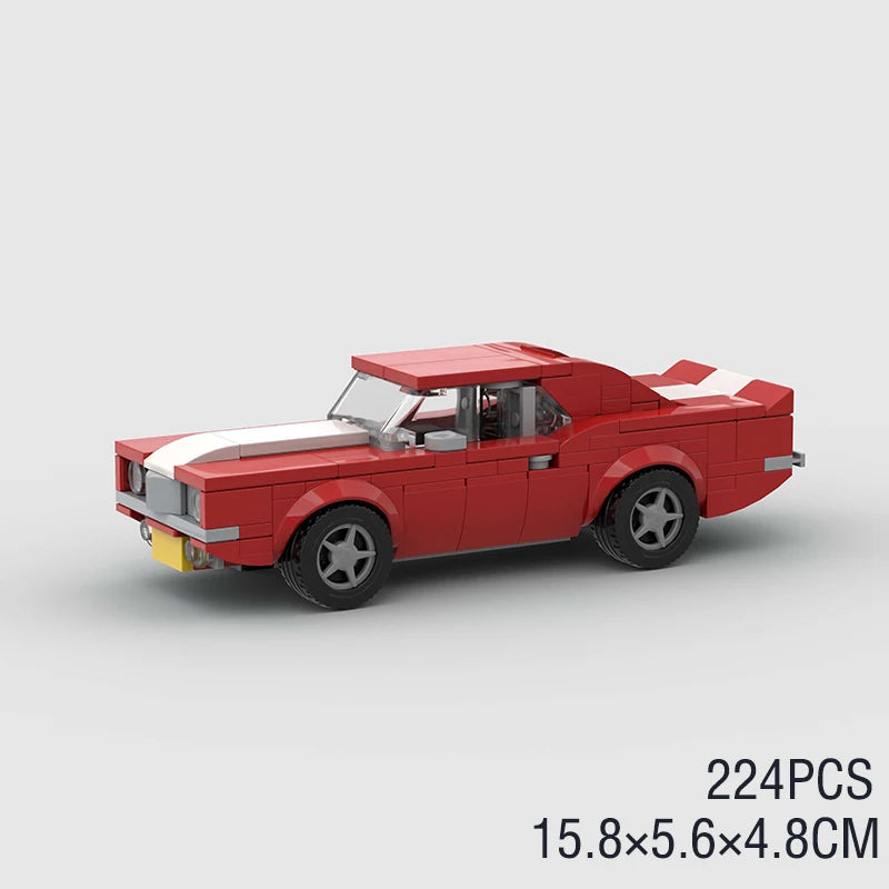 Realistic Building Blocks Cars
