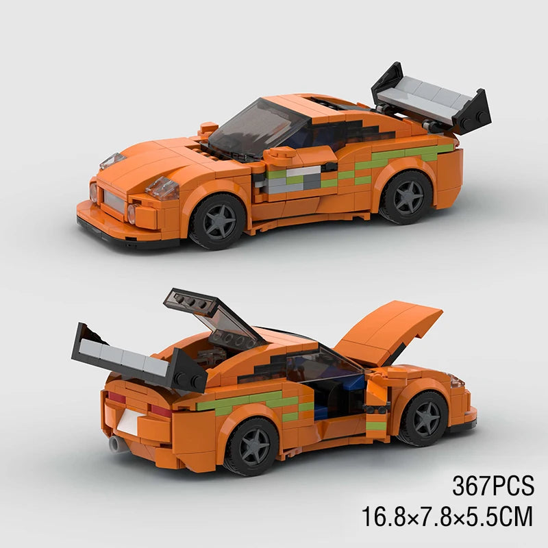 Realistic Building Blocks Cars