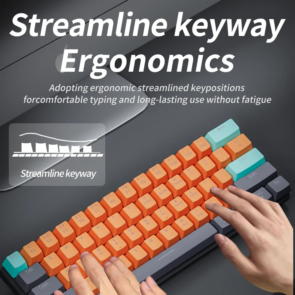 USB Mini Mechanical Gaming Keyboard
