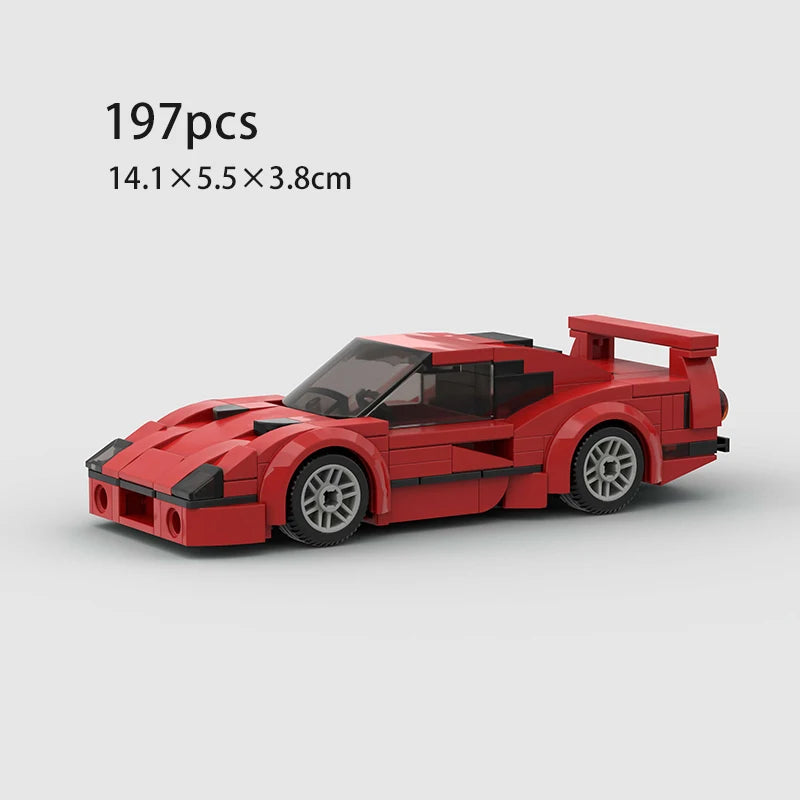Realistic Building Blocks Cars