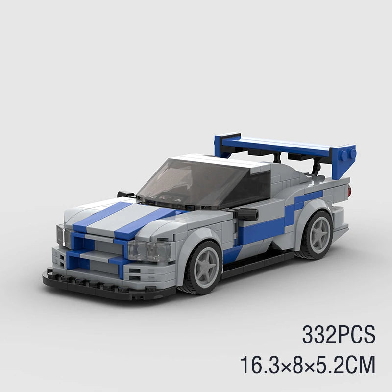 Realistic Building Blocks Cars
