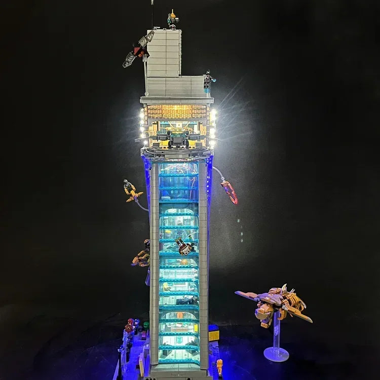 5201pcs Movie Tower Hero, Building Blocks for Adults and Kids