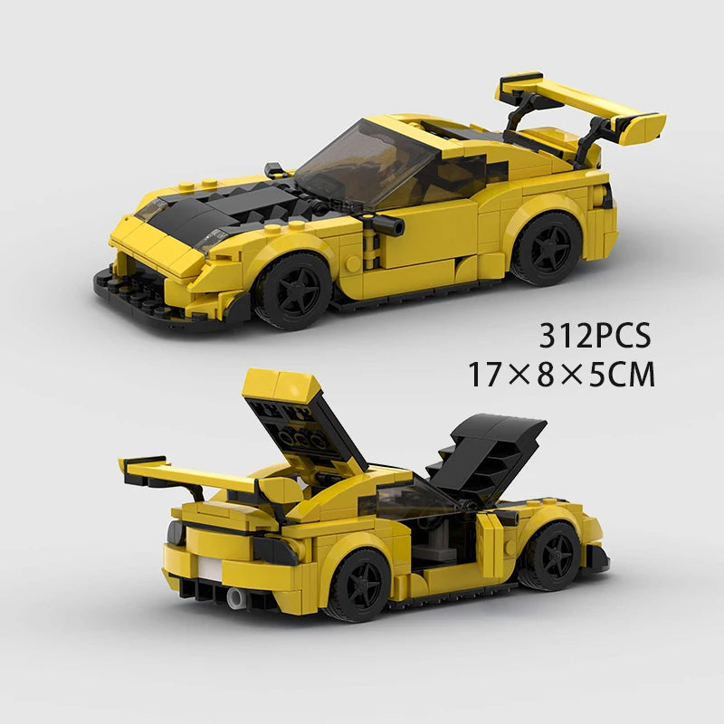 Realistic Building Blocks Cars