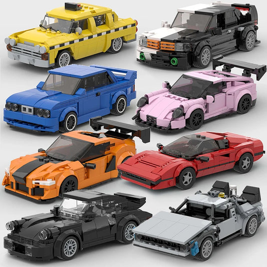 Realistic Building Blocks Cars