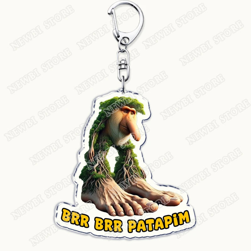 Italian Brainrot Animals Keychains