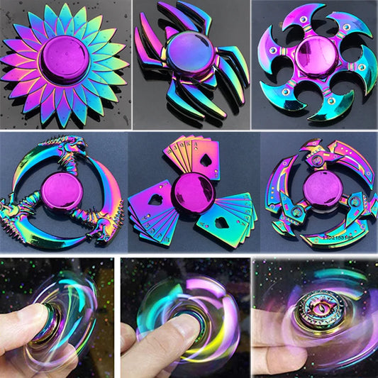 21 Styles Colorful Fidget Spinner Stress Relief