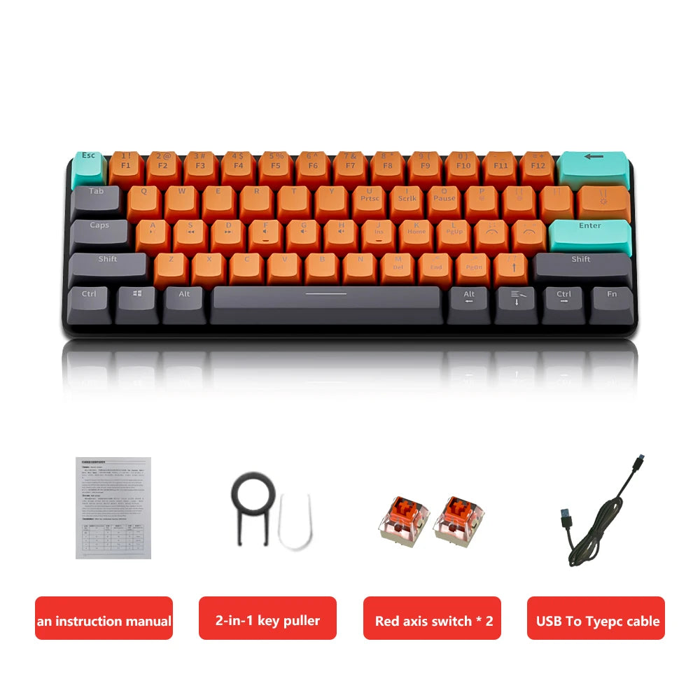 USB Mini Mechanical Gaming Keyboard