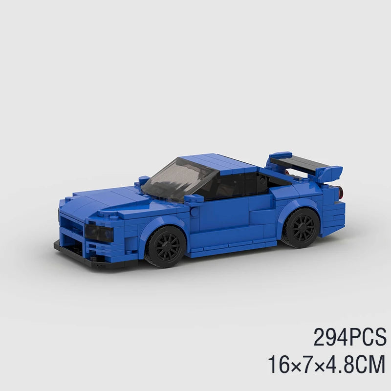 Realistic Building Blocks Cars