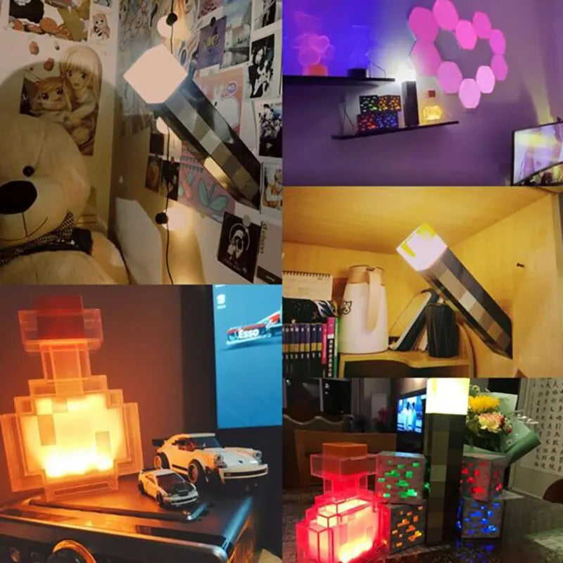 Torch LED Lamp, USB Rechargeable Night Light