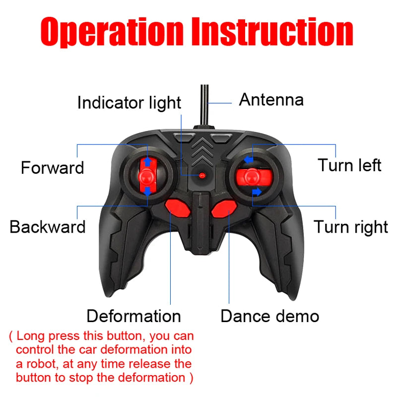 Electric RC Car 2 In 1 Transformation, 6 colors