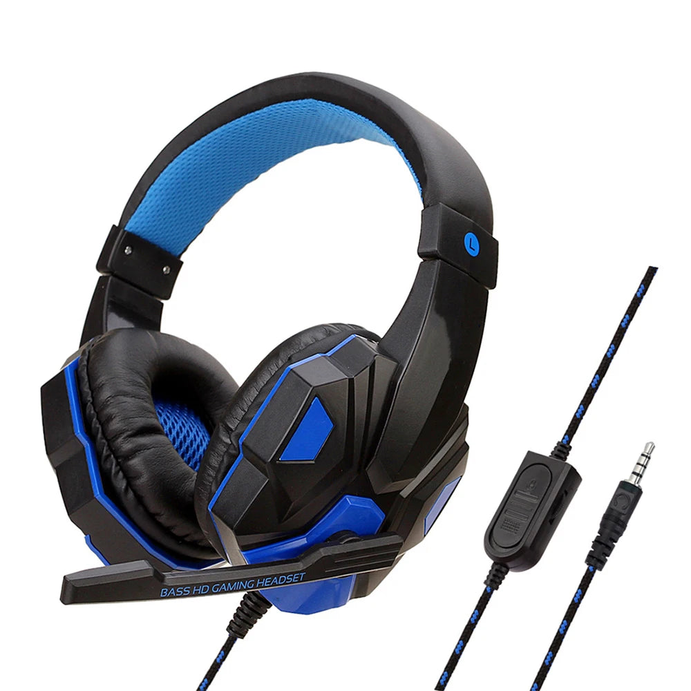 3.5mm Wired Gaming Headphones With Microphone