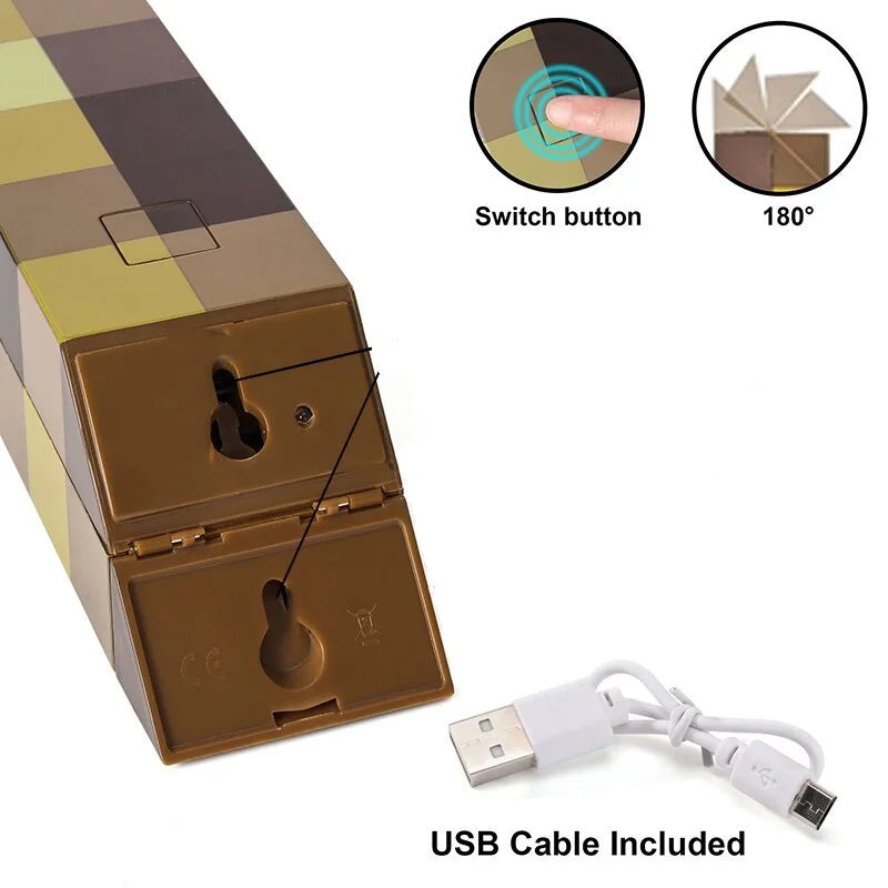 Torch LED Lamp, USB Rechargeable Night Light
