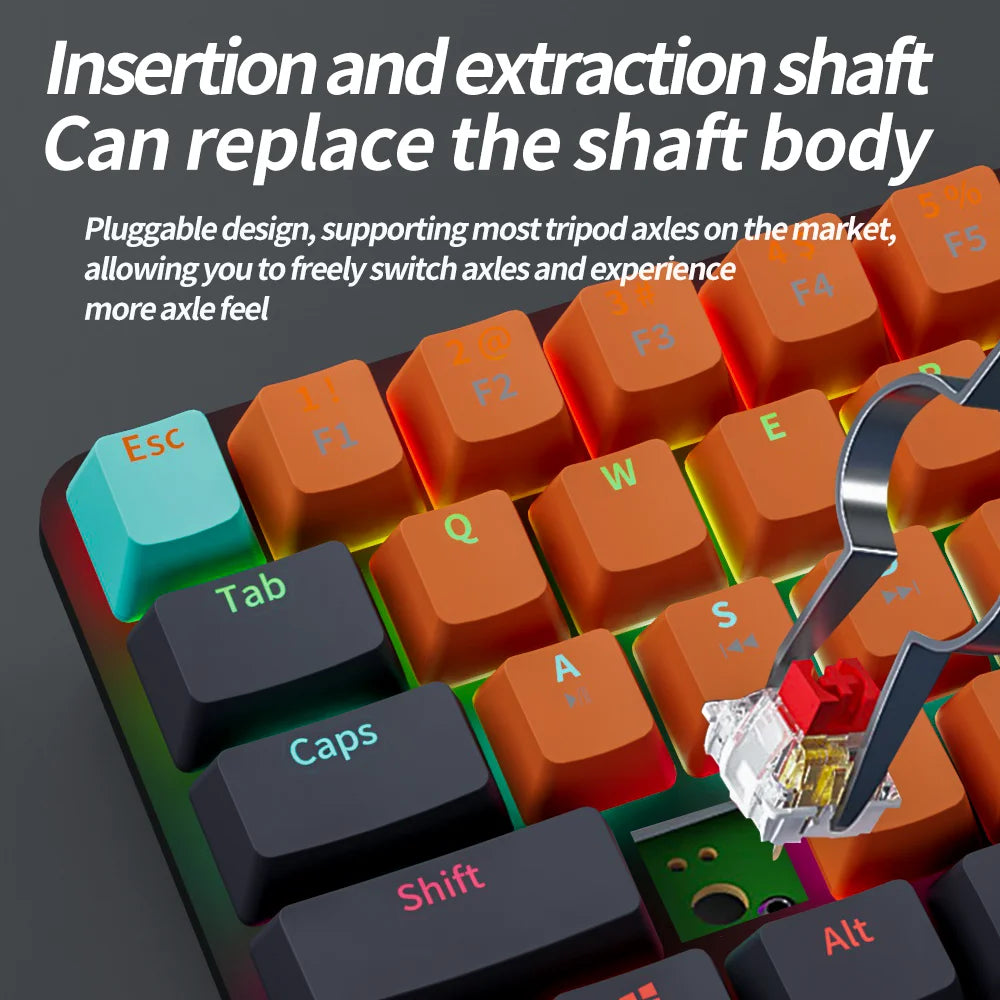 USB Mini Mechanical Gaming Keyboard