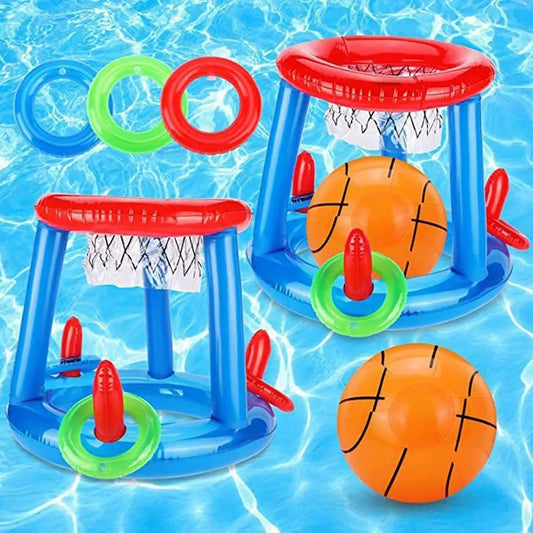 Inflatable Floating Basketball Hoop