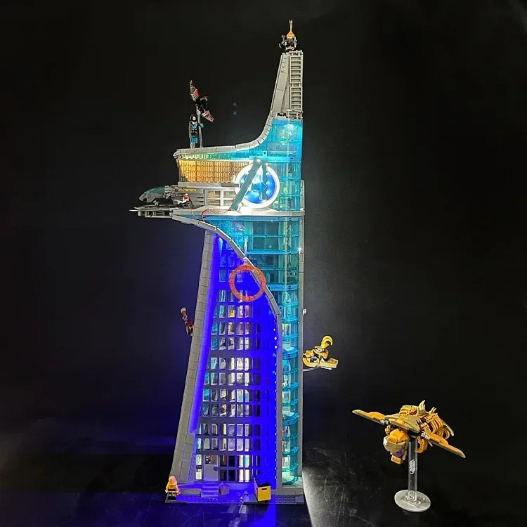 5201pcs Movie Tower Hero, Building Blocks for Adults and Kids