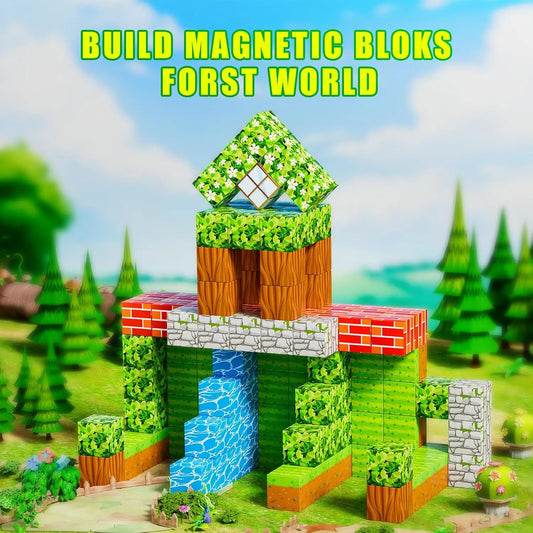 Magnetic Blocks-Build Mine, 100PCS