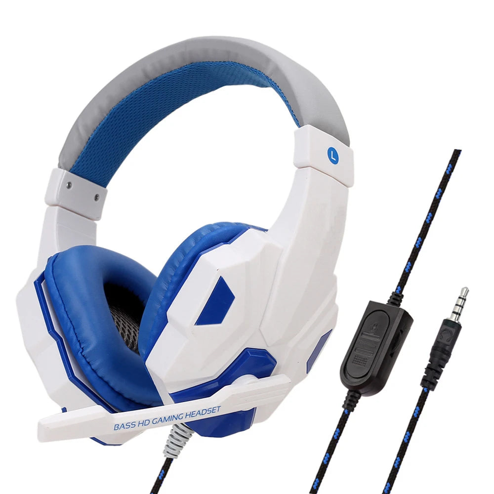 3.5mm Wired Gaming Headphones With Microphone