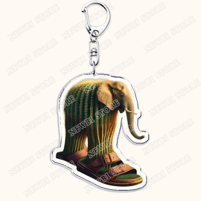 Italian Brainrot Animals Keychains