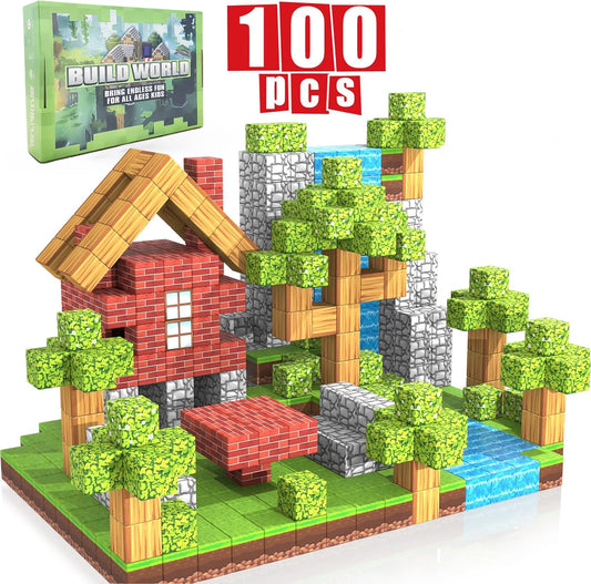 Magnetic Blocks-Build Mine, 100PCS