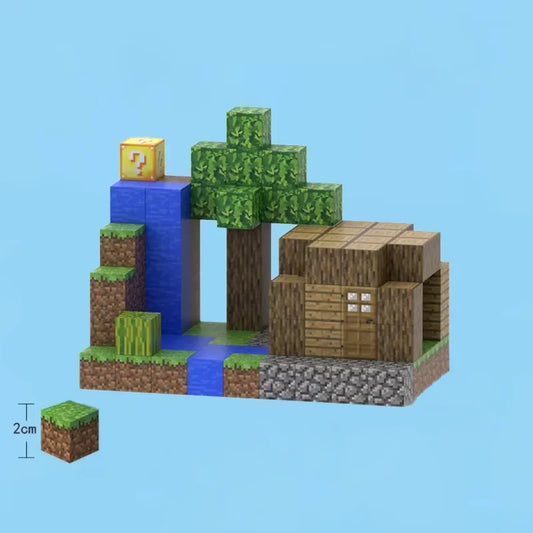 Magnetic Blocks-Build Mine, 75-110pcs